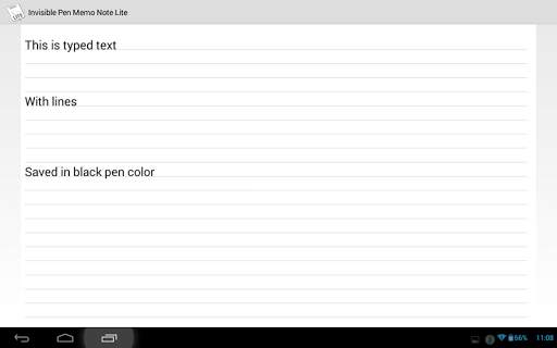 Invisible Pen Memo Note Lite screenshot 11