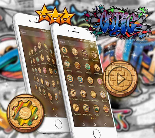 Street Graffiti Launcher Theme screenshot 4