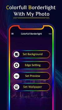 Colorful Border Light with my photo screenshot 3