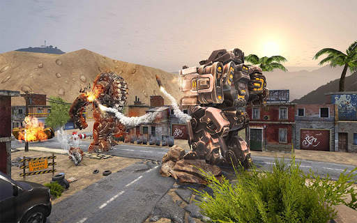 Futuristic Robot Transforming Wars screenshot 2