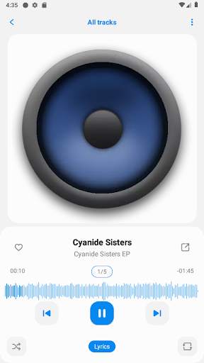 Black Music Player (no ads) screenshot 6