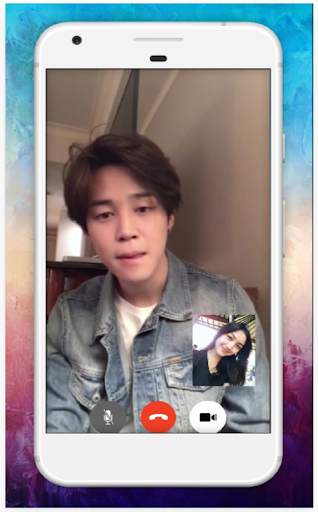 Jimin BTS Calling - Fake Video Call and Wallpaper 3 تصوير الشاشة