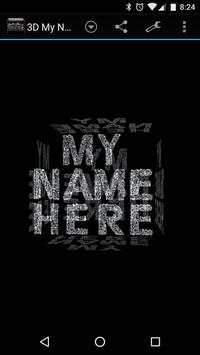 3D My Name Steampunk Fonts LWP screenshot 4