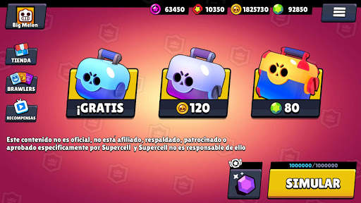 Simulador de Caja para Brawl Stars screenshot 1