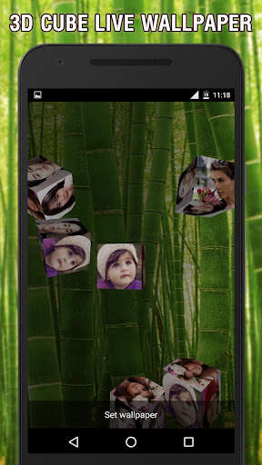 3D Photo Frame Cube Live Wallp скриншот 10