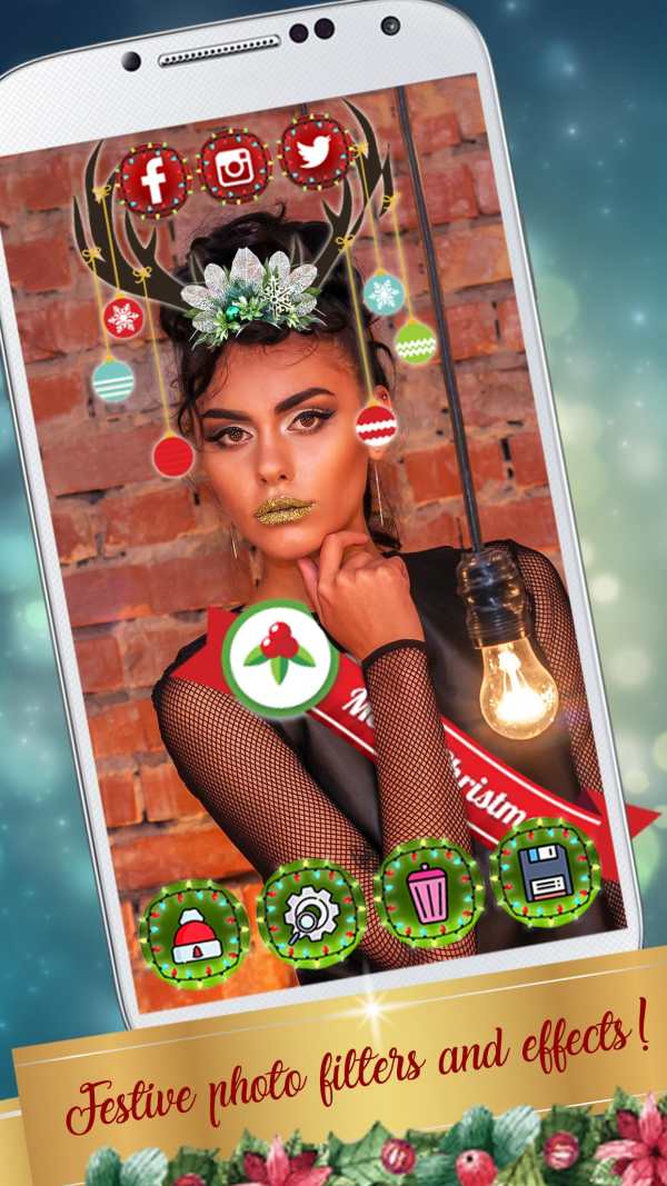 Christmas Face Effects – Merry Christmas Camera screenshot 2
