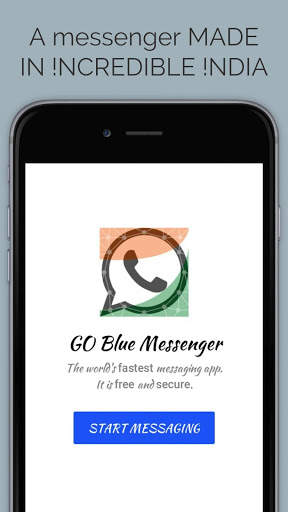 GO Blue Messenger screenshot 1