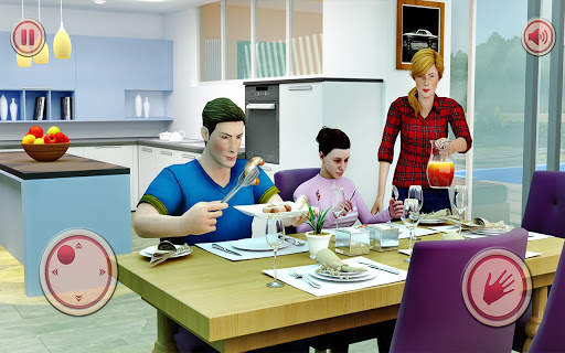 Super Dad Simulator Family Life Simulator Games 3D screenshot 1