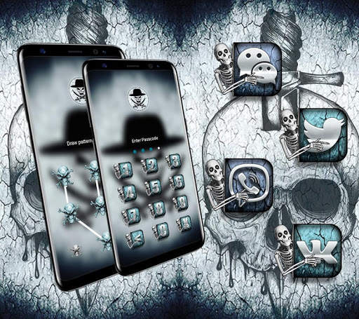 Skull Launcher Theme screenshot 5