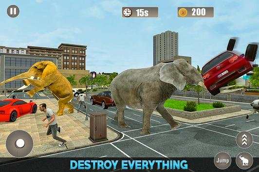 simulateur d'éléphant: ville déchaînée screenshot 14