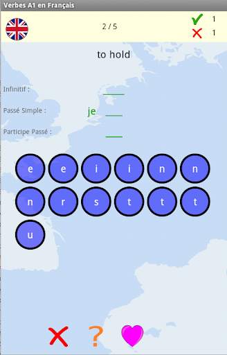 Hangman French basic Verbs screenshot 1
