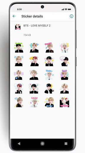 Cute Korean Idol BTS for WhatsApp screenshot 2
