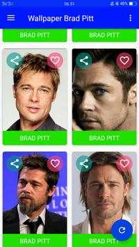 Wallpaper Brad Pitt 1 تصوير الشاشة