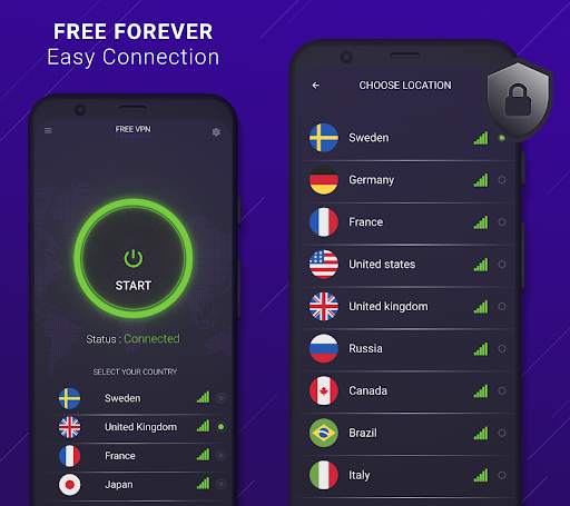 VPN: فیلتر شکن پرسرعت قوی - Free VPN And Secure screenshot 1
