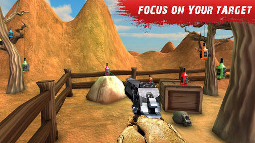 Knock Bottles Down Gun Games screenshot 1
