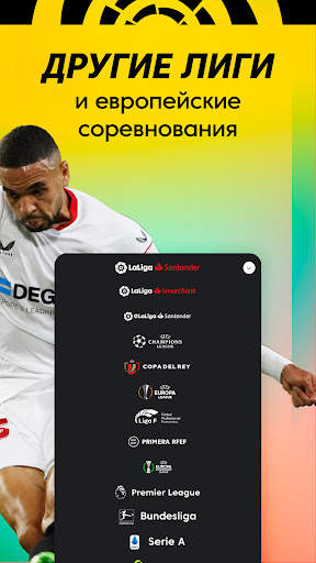 La Liga: футбольное приложение скриншот 8