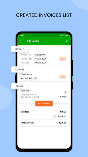 Quick Invoice Maker: Quotation, Bills, Receipts screenshot 3