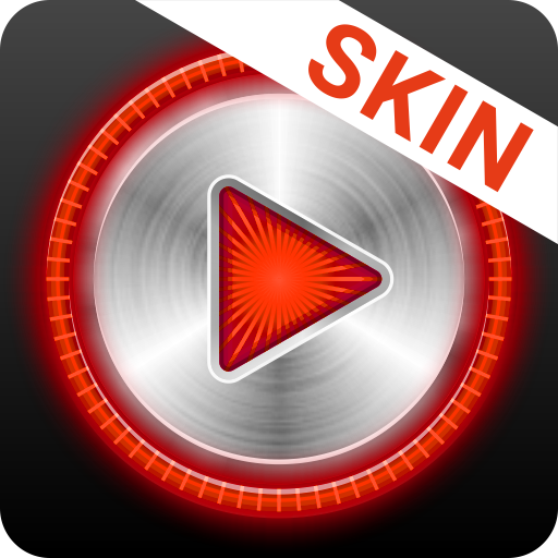 MusiX Hi-Fi Red Skin for music player icon