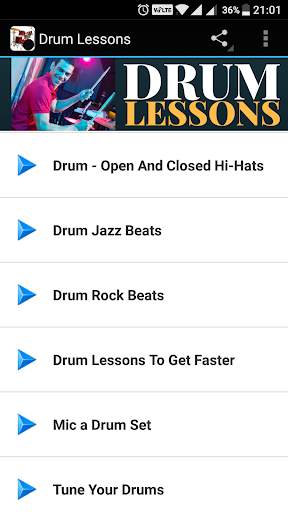 Drum Lessions screenshot 2