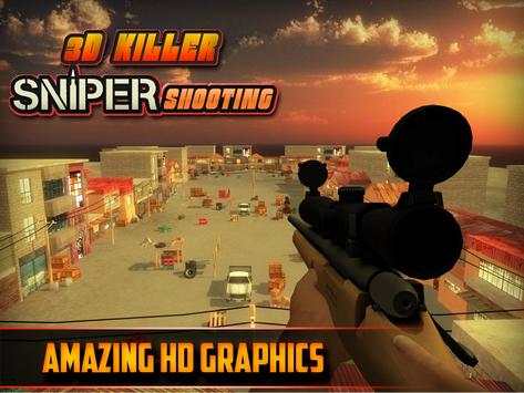 3D Pembunuh Sniper Menembak screenshot 1