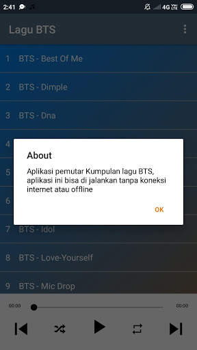 Lagu BTS screenshot 3