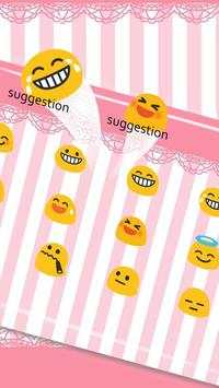 Pink Kitty Bowknot Keyboard 3 تصوير الشاشة