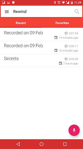 Rewind: Reverse Voice Recorder screenshot 3