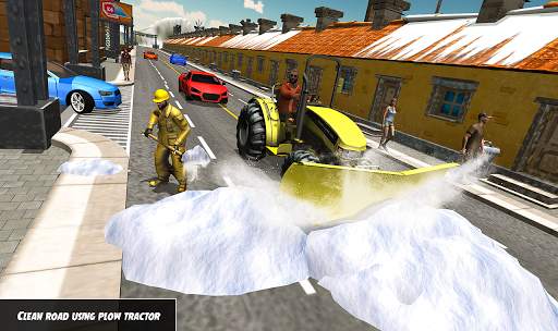 Heavy Snow Plow Clean Road Sim screenshot 10