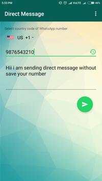 Direct WhatsApp Message скриншот 2