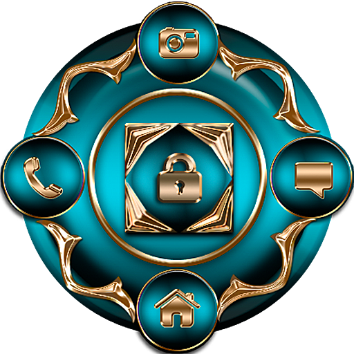 Free Abstract Turquoise Go Locker theme icon