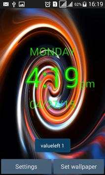 Digital Clock LWP screenshot 7