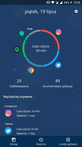 UsageSafe: Blokowanie aplikacji i śledzenie użycia screenshot 1