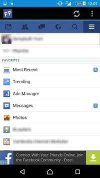 Fast Facebook Browser screenshot 1