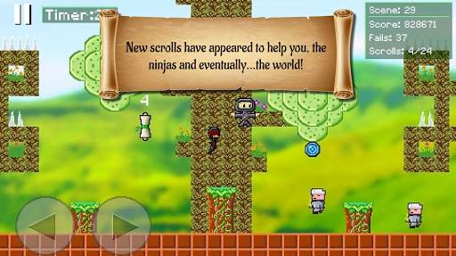Hidden Scrolls Flappy Ninja 2 screenshot 9