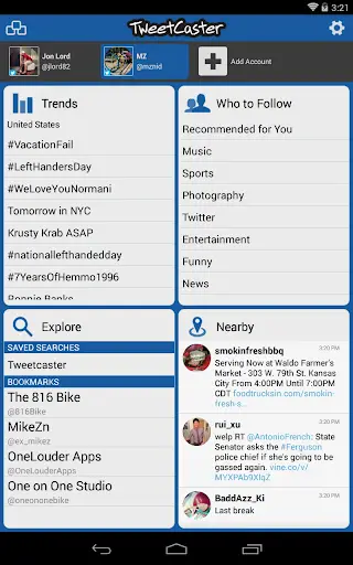 TweetCaster for Twitter screenshot 9