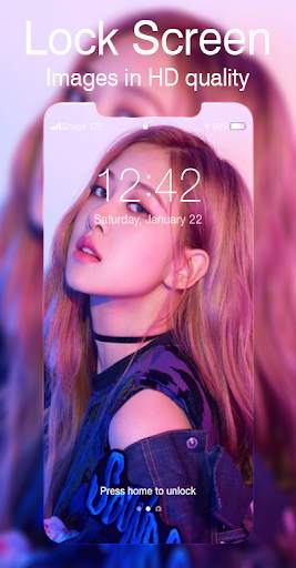 Rose Blackpink Lockscreen screenshot 2