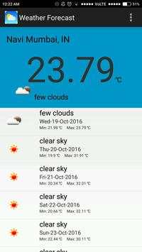 Daily Weather Forecast screenshot 1