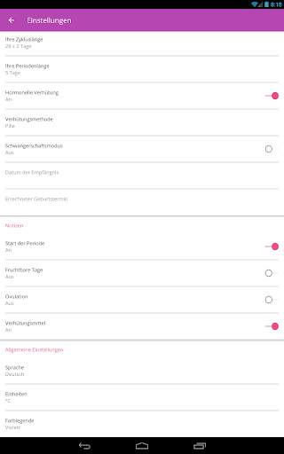 Ovu Menstruationstracker screenshot 19