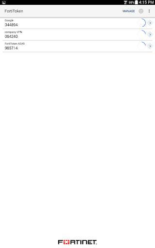FortiToken Mobile screenshot 5