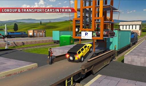 Robo Car Transform: Train Transport Smart Crane 3D screenshot 10