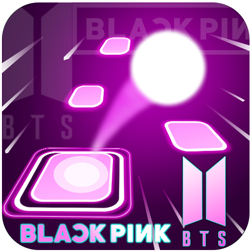 ikon BTS &amp; BLACKPINK Tiles Hop: KPOP EDM Rush