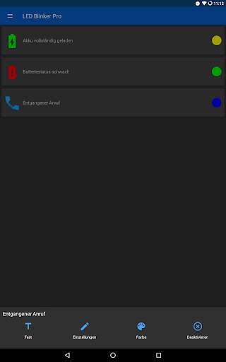 LED Blinker Benachrichtigungen screenshot 8