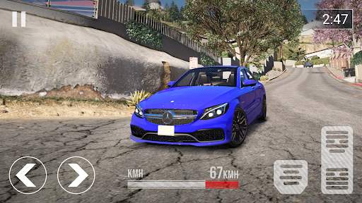 Race Dart Mercedes C63 Driving screenshot 3