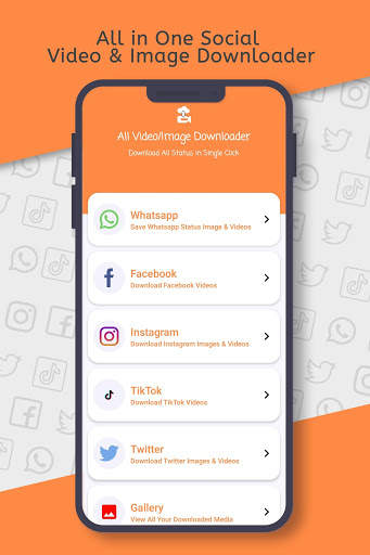 All In One Social Video Downloader App - 2020 screenshot 1