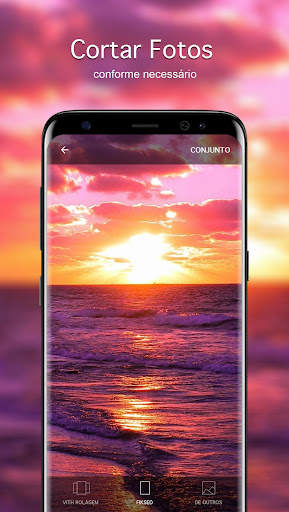 Papel de parede com pôr do sol screenshot 3