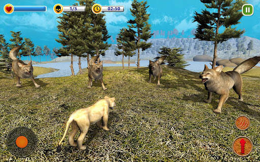The Lion Simulator - Animal Family Simulator Game screenshot 5
