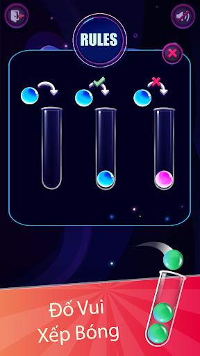 Ball Sort: Đố Vui Xếp Bóng screenshot 1