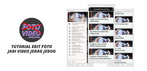 Tutorial Edit Foto Jadi Video Jedag Jedug screenshot 1