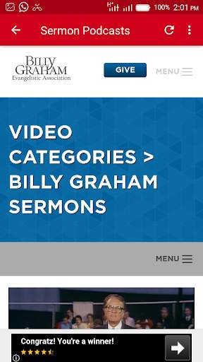Evangelist Billy Graham скриншот 2