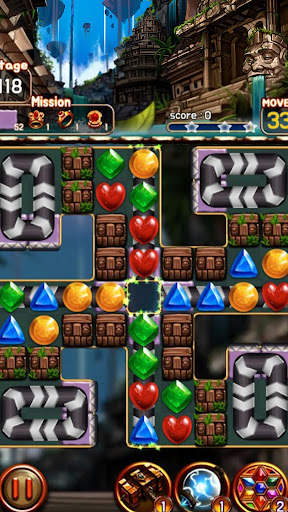 Reruntuhan Permata: Cocokkan 3 screenshot 5